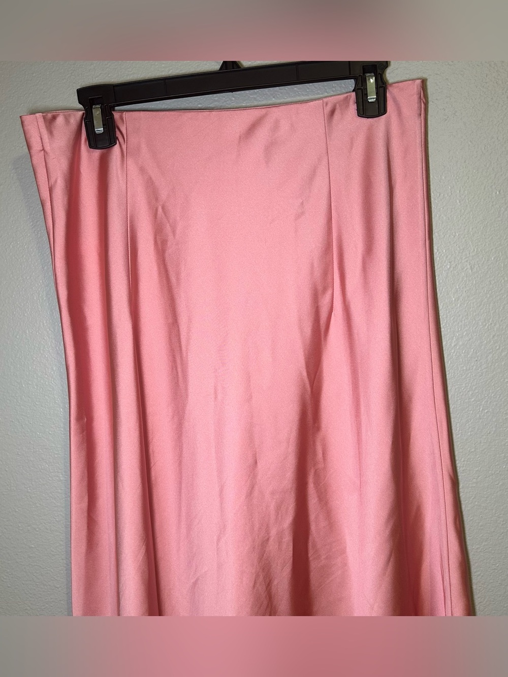 J. Crew Gwyneth Pink Satin Coquette Midi Slip Skirt Women’s Size Medium - Picture 8 of 12